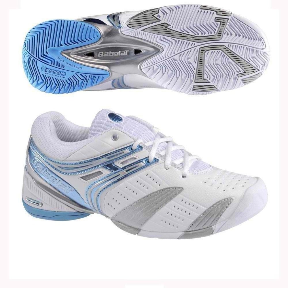 NEW BABOLAT V-PRO COURT TENNIS PICKLEBALL SHOES WOMEN 5 5.5 6 6.5 7